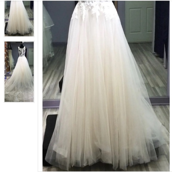 Lia Mia - Style L596 - Size 10 - Champagne/Ivory/Nude - Picture 2 of 3